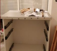 Meuble 3 tirois devant