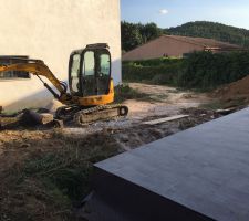 Terrassement en cours