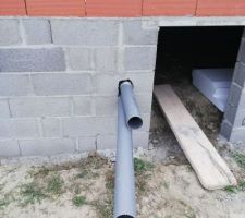 Sortie de tuyau pour les raccordements micro station
