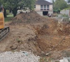 Terrassement en cours (Jours 2)