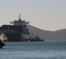 Arrivée des conteneurs du Brésil