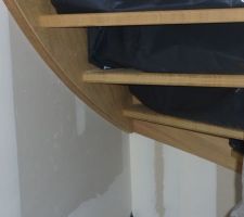 Escalier avec la forme arrondie