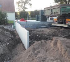 Terrasssement du futur carport