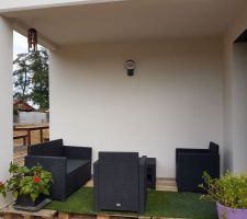 Une terrasse plus qu'artisanale