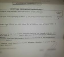 Mauvaise surprise cet avenant ...