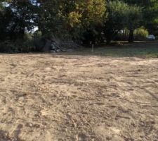 étalage des terres