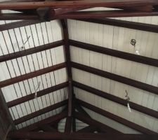 Faux plafond rampant