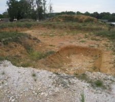 Terrain avant démarrage du terrassement