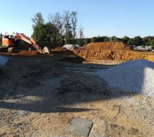 Terrassement : démarrage fouilles en rigoles