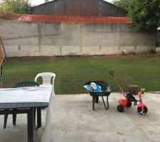 &Eacute;tapes de r&eacute;alisation du jardin (non termin&eacute;, mais en cours de cr&eacute;ation)