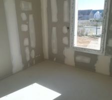 Chambre RDC en attente de carrelage