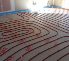 Pose du plancher chauffant ??