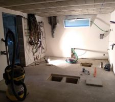 Pièce 1 sous-sol enduit fini