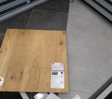 Choix mariage parquet massif et carrelage