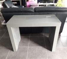 Ma nouvelle console ;-) L'autre table, j'en pouvais plus après 20 ans !!! MDR !!!