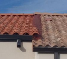 &eacute;tanch&eacute;it&eacute; entre les 2 maisons au niveau du toit. &ccedil;a fait bricolage, non?!!