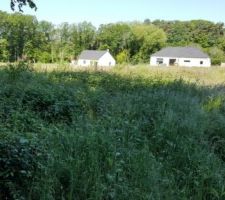 Vu du fond du terrain