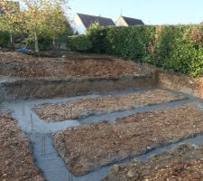 Les fondations ont enfin &eacute;t&eacute; coul&eacute;es ce jour apr&egrave;s 2 semaines d?inactivit&eacute; Dues &agrave; un changement de ma&ccedil;on et de CDT sur la foul&eacute;e...