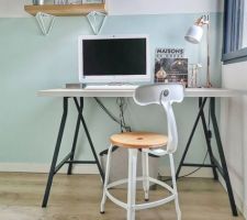 Bureau dans la chambre d'amis