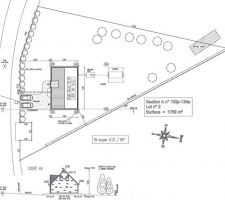 Implantation de notre maison sur le terrain