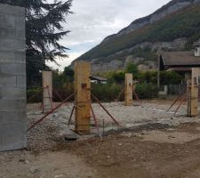 Démarrage abri voiture