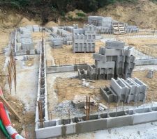 1er blocs à bancher posés