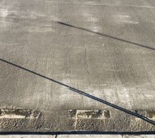 Fissures dalle de compression