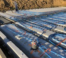 Pose chauffage au sol