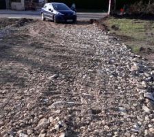 Chemin d?accès au chantier