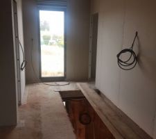 Placo et électricité fini à l'étage