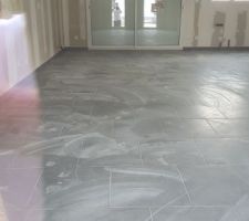 Pose du carrelage