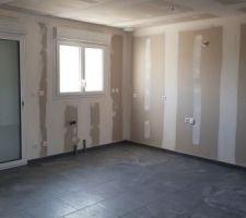 Carrelage dans la cuisine