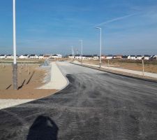 Prise de la voie communale ,prochainement entrée de la mare