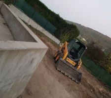 Terrassement en cours
