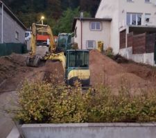 Terrassement en cours