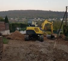 Terrassement en cours