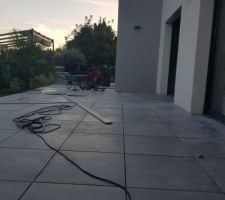 Départ du chantier carrelage ... ça avance !!!