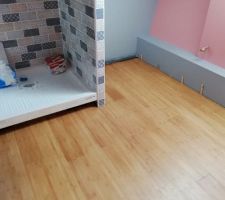 Parquet bambou salle de bain