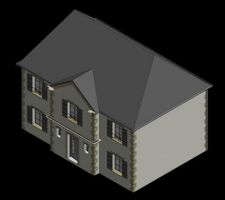 Vue 3D de la maison