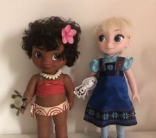 Vaiana et Anna ou Elsa je confond toujours :p