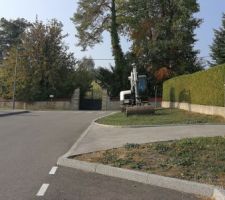 Arriv&eacute;e des engins