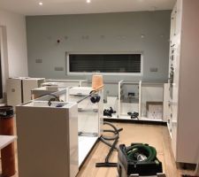 Cuisine Perene en cours de montage