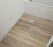 Salle de bain, lames pvc clipsables GERFLOR