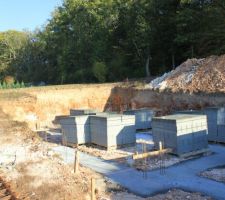 Photo terrassement + fondation