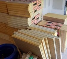 Dalles pour chauffage au sol