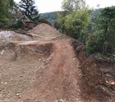 Terrassement terminé