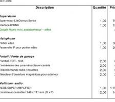Devis 01 - Domotique 02