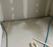 Eau sur la dalle