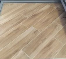 Carrelage imitation parquet chambre