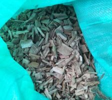 Broyat issu du recyclage des déchets verts de la communauté de communes